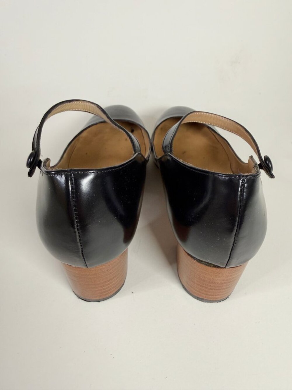 A.P.C. Women's Black Jasmine Mary Jane Shoes EU 39 - Picture 3 of 6